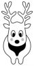 Artemio Wood Mounted Rubber Stamp - Reindeer - C682