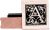 William Morris alphabet rubber stamps- initial A